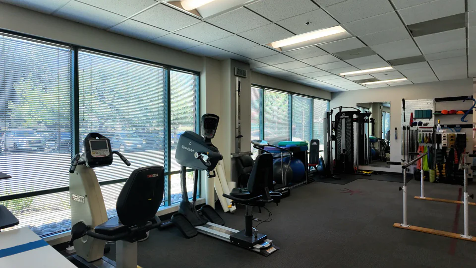 The clinic exercise area